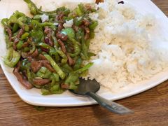 尖椒肉丝盖饭-清真伊源饺子馆(陶然共友大厦店)
