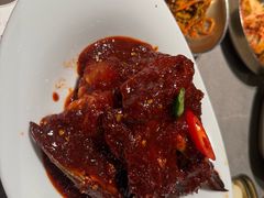 -草家酱蟹炭火烤肉店(珲春南路一店)