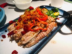 金蒜椒盐皮皮虾-避风塘·老港味餐厅(虹口龙之梦店)