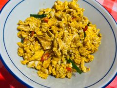 香醋炒土鸡蛋-荆九爷爆炒桥头三嫩(夫子庙店)