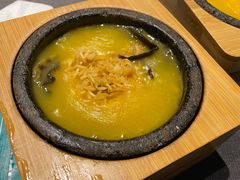 石锅脆米煮鲍鱼-望乡楼上海菜(日月光店)