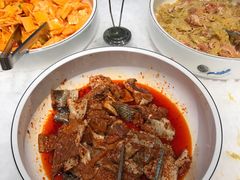 麻辣鱼皮-绿岛港轩海鲜烤肉涮锅自助餐厅