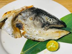 海盐烤三文鱼头-鲔吞·和牛寿喜烧(闵行区绿瘦酒店)