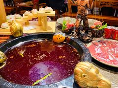 -渝大狮毛肚老火锅(遂宁万达店)