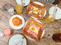 鸡蛋蘑菇熏肉荞麦可丽饼-RAC BAR(安福路店)