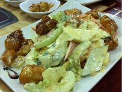 炸鸡色拉-郑阿姨的家·이모네·韩料&烤肉(武川路店)