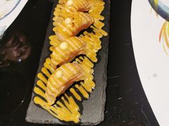 三文鱼火焰寿司-天狗山料理(省体店)