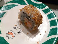 外翻蟹肉紫菜包饭-新一番三文鱼寿司(大东海店)