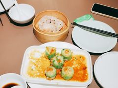 蒜蓉瑶柱蒸丝瓜-有璟阁港式餐厅(国贸商城店)