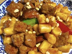 松子牛肉炒年糕-兔爸私家小厨(新北万达店)