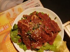 秘制香辣牛肉-胖记烤肉(江汉路店)