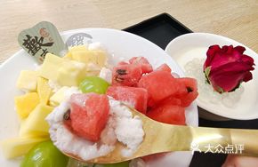 Mango Trio Lotus Root Ice