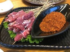 秘制鲜切羊肉串-禾记花园涮肉餐厅