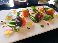 挪威三文鱼配法葱酱汁-AZUL by FUEL蓝色·法式酒馆(琶醍店)