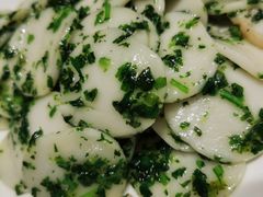 荠菜肉丝炒年糕。-新吉士·上海菜(浦东LCM置汇旭辉店)