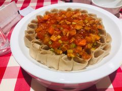 西红柿浇汁莜面-西贝(东城万达广场店)