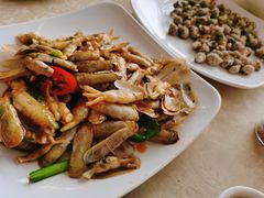 酱爆蛏子-红月湾海鲜饭店•沙滩海景(双月湾店)