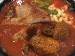 番茄浓汤鸡翅猪扒通粉-华嫂冰室(尖沙咀店)