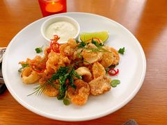 小鱿鱼与香脆炸虾-城市露台景观餐厅(淮海路店)