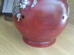 红木镶贝香炉-一味堂茶庄