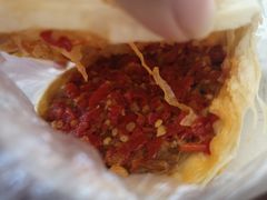 劲辣剁椒肉夹馍-香探花·擀面皮肉夹馍(北苑店)