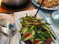 荞苗炒腊肉-园里前·10年私厨·福建菜(台江万达鳌峰洲店)