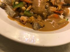 三鲜焖子-喜乐餐厅•灯笼虾球首创者•本地小海鲜(二马路店)
