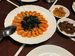 干菜蒸河虾-杭州西子湖四季酒店·金沙厅