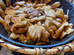 排骨豆角卷子-华盛园卷子王农家菜水库鱼