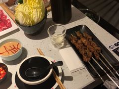热气羊肉串-京韵胡同·酱香羊蝎子火锅涮肉(长寿路店)