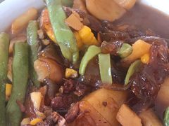 -东来菜馆•手抓海鲜家常菜•海鲜锅贴(鸽子窝店)
