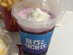 蓝莓泡泡饮-麦当劳(小白楼店)