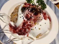 烤馕配果酱冰淇淋-胖老汉椒麻鸡清真新疆菜(西御街店)