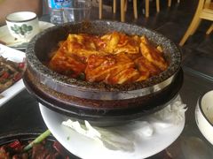 石锅豆腐-乡村小榭饭店