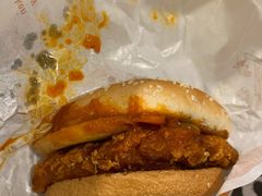 大盘鸡风味麦辣鸡腿汉堡-麦当劳(坂田分店)