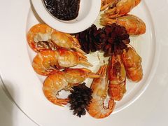 松香油爆罗氏虾-飶香居(省博物馆店)