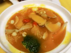 松茸麦香薏米盅-功德林素菜饭庄(前门店)
