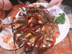 网红跳水龙虾火锅-佬土鹅肠火锅(解放路店)