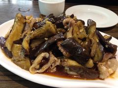 茄子拌八带-晚归月亮湾私家菜(临邑路店)
