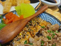 照烧鸡牛肉拼盘饭-林妈妈村·日式料理(宝山万达店)