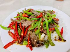 指天椒炒牛肉-好好滋味茶餐厅