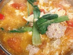 番茄毛圆青菜蛋汤-红棚子(女人街店)