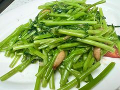 虾酱炒空心菜-肥仔文澳门猪骨煲(南京西路店)
