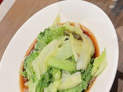 白灼生菜-大中华酒楼·主席武昌鱼·武汉美食地标(江汉路步行街店)