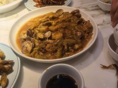 茄子炖蚬子-日丰园海肠水饺·老字号大连海鲜(和平广场店)