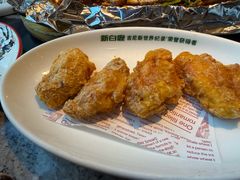 招牌蛋黄鸡翅-新白鹿餐厅(松江开元地中海店)