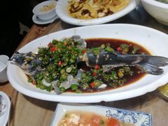 青椒豆豉黔鱼-土桥手掌鸡·26年灌县老味道(都江堰店)