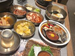 -草家酱蟹炭火烤肉店(珲春南路一店)