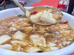 油渣豆腐羹-红灯笼龙凤饭店(宁波老字号店)