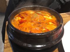 海鲜豆腐汤-釜山火炉韩式炭火烤肉(欧洲城店)